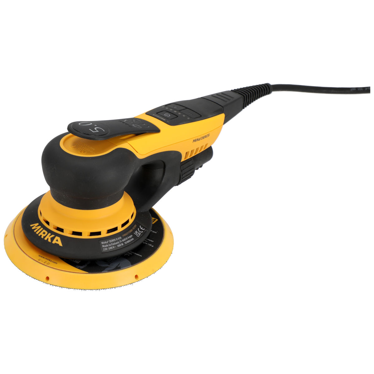 Mirka DEROS II 650 EU Ø 150 mm, orbit 5.0 mm w/o Bluetooth